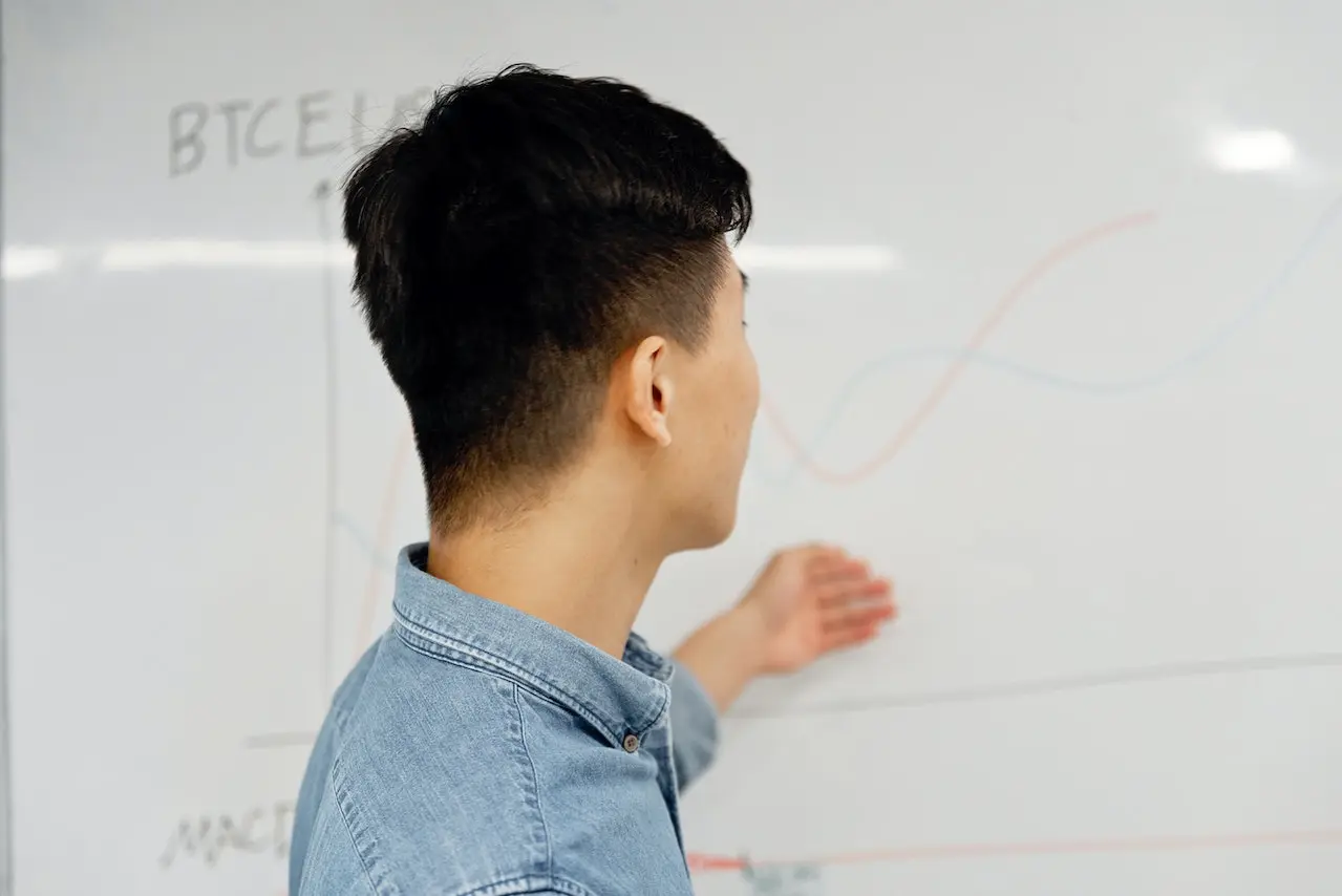 A Man Making a Business Presentation