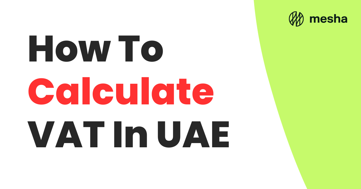 How To Calculate VAT In UAE