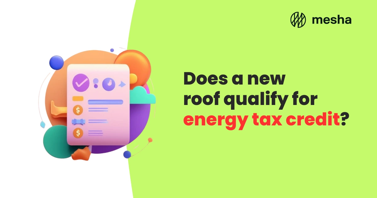 Does a new roof qualify for energy tax credit